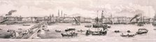 London from the River Thames, 1844 Artist: Frank Vizetelly  