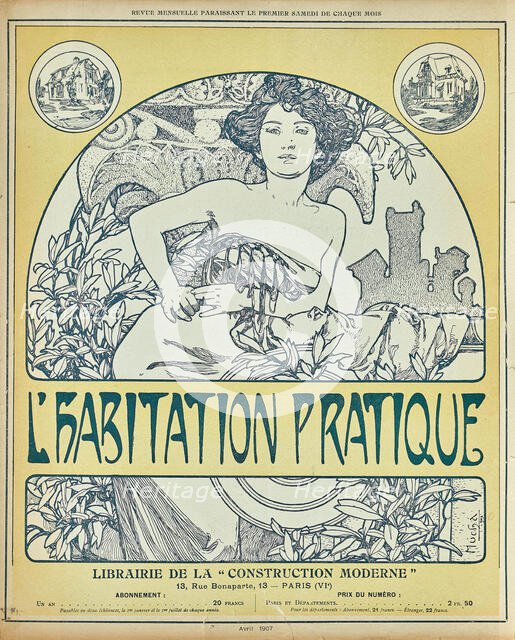 L'Habitation Pratique, 1906-1909. Creator: Mucha; Alfons Marie (1860-1939).