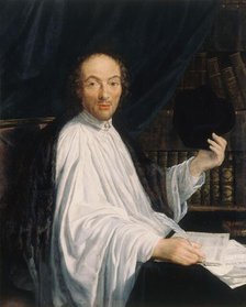 Jean-Baptiste Santeuil (1630-1697), canon of Saint-Victor, neo-Latin poet, c1665 — 1675. Creator: Toussain Dumee.