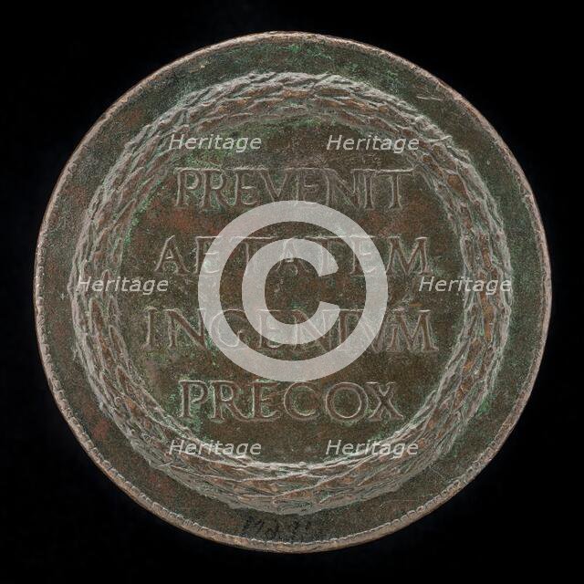 Inscription in a Wreath [reverse]. Creator: Lysippus Junior.