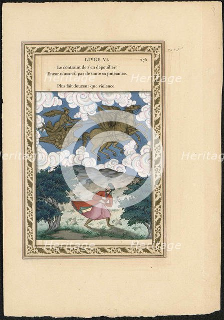 Phe?bus et Bore?e (Phoebus and Boreas), 1837-1839. Creator: Imam Bakhsh Lahori (active 1830s-1840s).