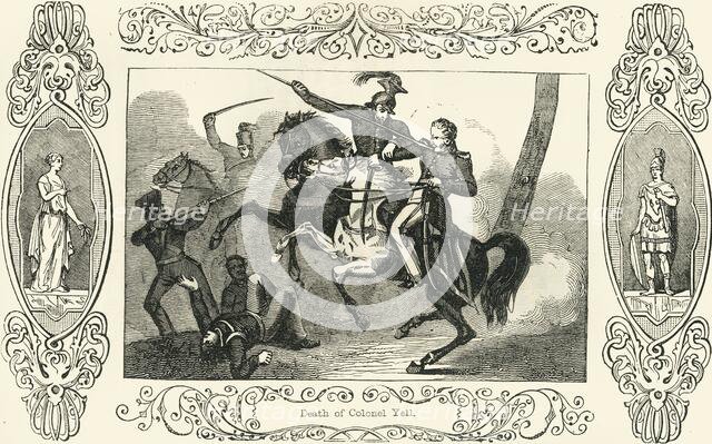'Death of Colonel Yell', 1849. Creator: Unknown.