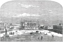 The Great Square in Alexandria - Present State of the Proposed Church..., 1850. Creator: Unknown.