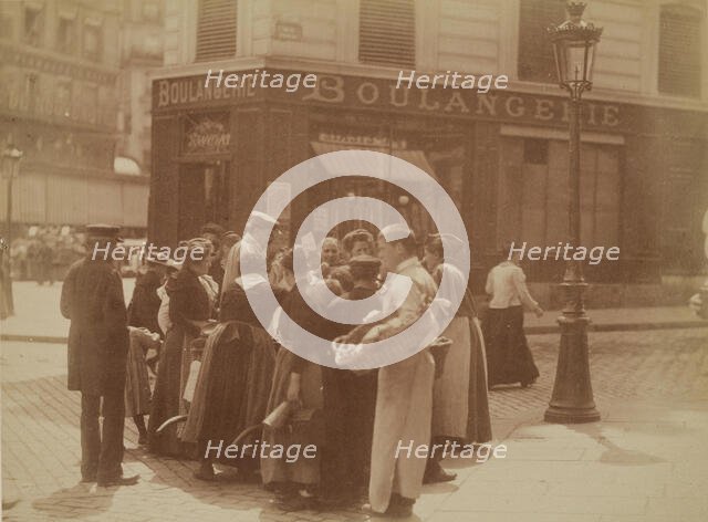 A Corner of Place Mouffetard, between 1900 and 1927. Creator: Eugene Atget.
