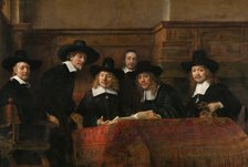 Syndics of the Drapers' Guild (The Sampling Officials), 1662. Artist: Rembrandt van Rhijn (1606-1669)