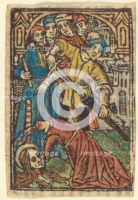 Beheading of Saint Catherine (?). Creator: Unknown.