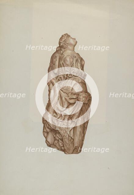 Figurehead, 1935/1942. Creator: Flora Merchant.