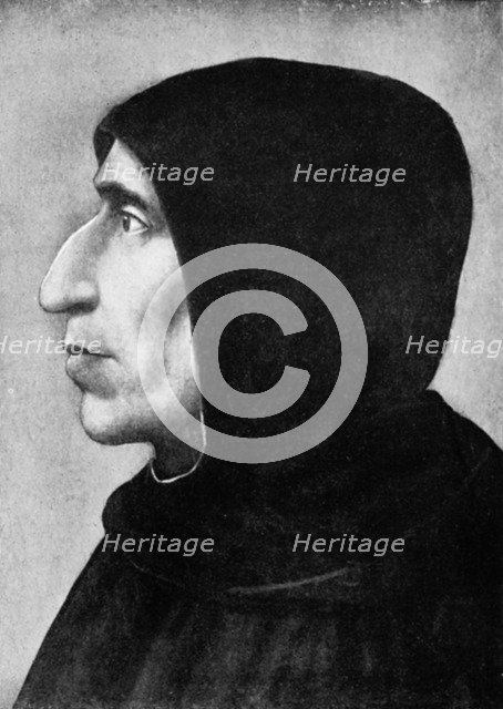 Girolamo Savonarola (1452-1498) Italian political and religious reformer. Artist: Unknown