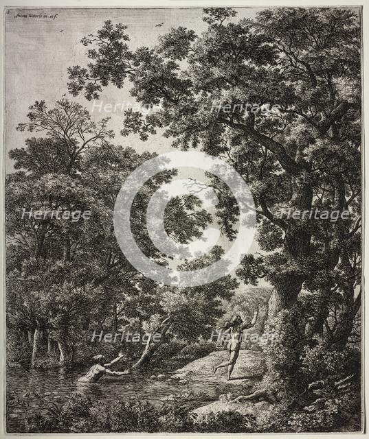 Alpheus and Arethusa; Apollo and Daphne; Mercury and Argus; Pan and Syrinx; Venus.... Creator: Anthonie Waterloo (Dutch, 1609/10-1690).