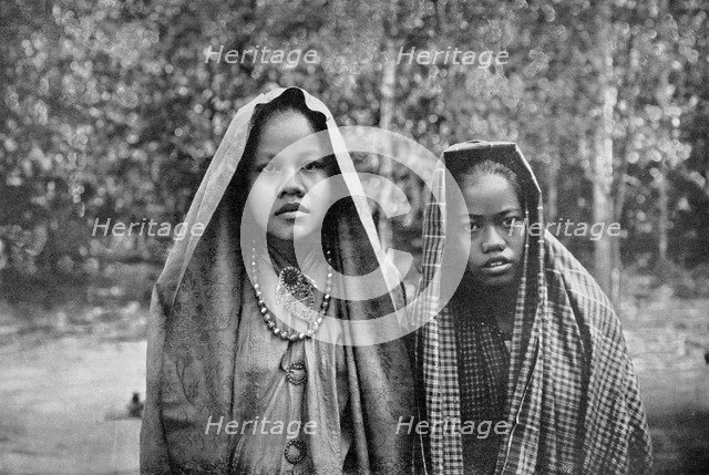 Malay girls, Sumatra, Indonesia. Artist: Unknown