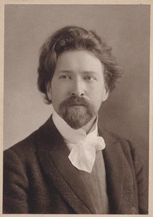 Portrait of the composer Ferruccio Busoni (1866-1924), 1904. Creator: Anonymous.