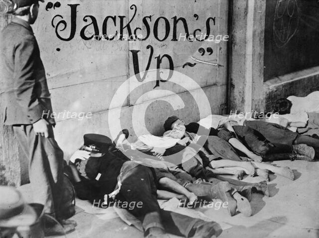 Baseball deadheads, Cleveland, c1911. Creator: Bain News Service.