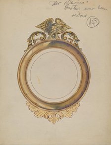 Frame for Mirror, 1935/1942. Creator: Unknown.