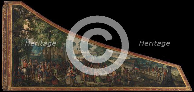 Lid of a harpsichord, 1626. Creator: Philip Schey.