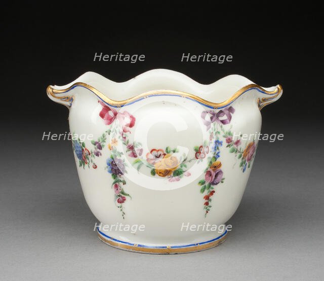 Wineglass Cooler, Sèvres, 1758. Creators: Sèvres Porcelain Manufactory, Antoine-Toussaint Cornailles.