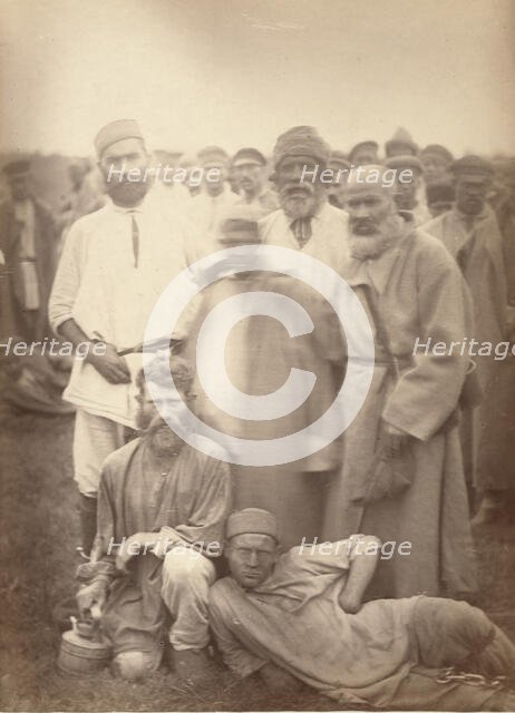 Types from a party of convicts on the road, near Tomsk, between 1885 and 1886. Creator: Unknown.