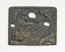 A pair of belt plaques, Han dynasty, 206 BCE-220 CE. Creator: Unknown.