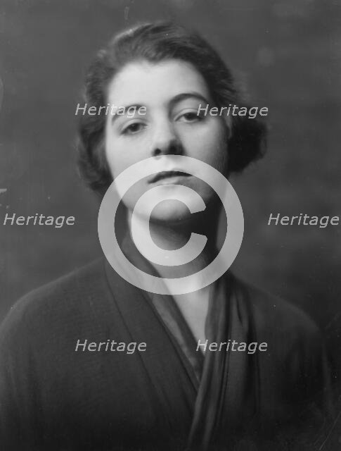 Welsh, H., Miss, portrait photograph, 1917 Apr. 20. Creator: Arnold Genthe.