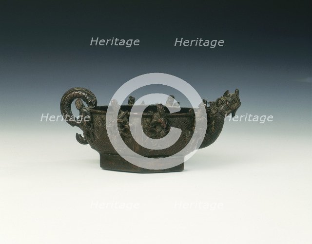 Bronze pouring vessel, Late Ming dynasty, China, 1600-1644. Artist: Unknown