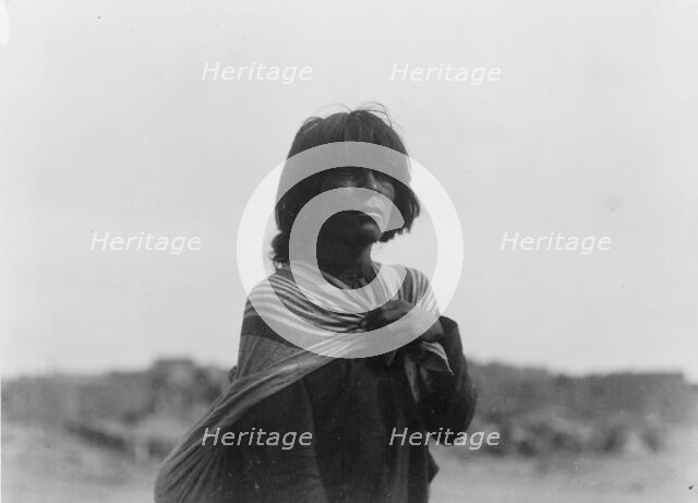 The farmer, c1905. Creator: Edward Sheriff Curtis.