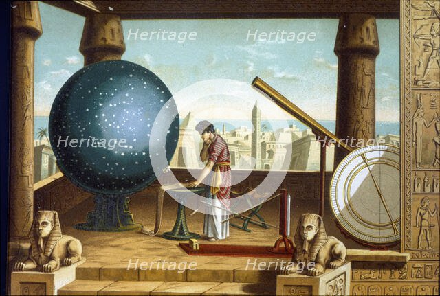 Ptolemy, Claudius (90 - 168), Greek astronomer, mathematician and geographer,  Alexandria..., 1883. Creator: Unknown.