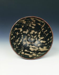 Jizhou stoneware bowl, China, 13th century. Artist: Unknown