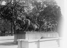 Grant Memorial at Capitol - Caisson Group of Statuary, 1914. Creator: Harris & Ewing.