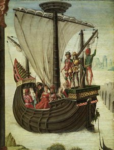 The Argonauts Leaving Colchis, 1480. Creator: Ercole de' Roberti.
