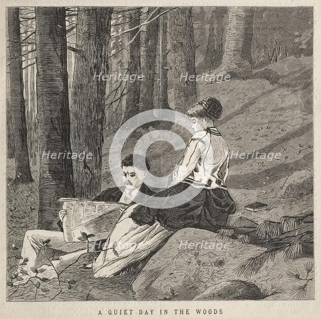 A Quiet Day in the Woods, 1870. Creator: Winslow Homer (American, 1836-1910).