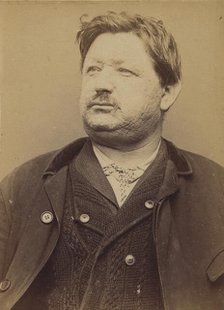 Arnaud. Eugène. 47 ans, né à Villeveyrac (Hérault). Ferblantier. Anarchiste. 20/3/94., 1894. Creator: Alphonse Bertillon.