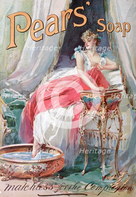 Pears' soap advert, 1898. Artist: Unknown