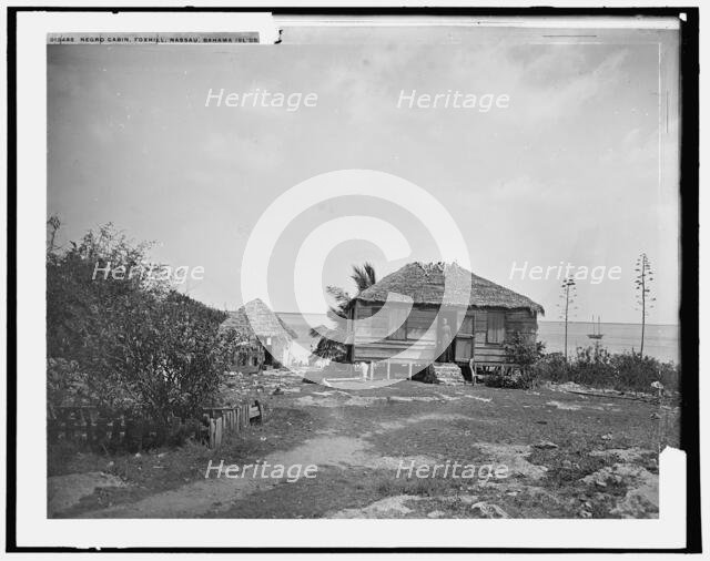 Negro cabin, Foxhill, Nassau, Bahama Islds., c1901. Creator: William H. Jackson.