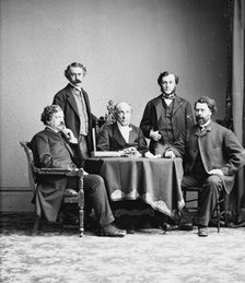 Executive Committee of the U.S. Sanitary Commission, between 1855 and 1865. Creator: Unknown.