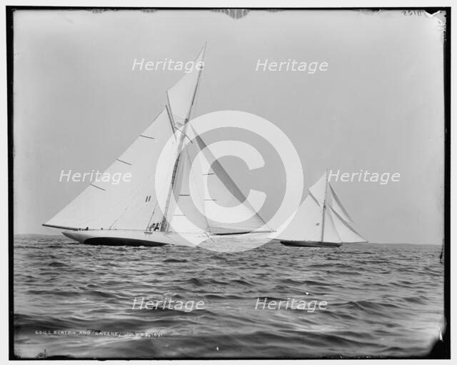 Beatrix and Oweene, 1891 July 23. Creator: Unknown.