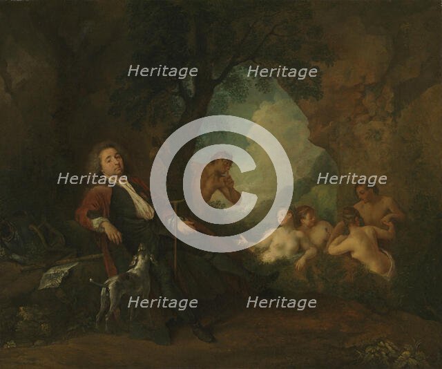 Portrait of Antoine de Laroque (1672-1744), 1718. Creator: Watteau, Jean Antoine (1684-1721).