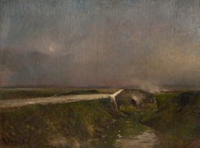 Early evening landscape, 1900. Creator: Béla Spányi.