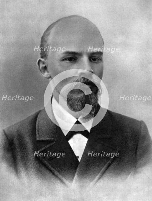 Vladimir Ulyanov (Lenin), Russian Bolshevik revolutionary, Moscow, Russia, February 1900. Artist: Unknown