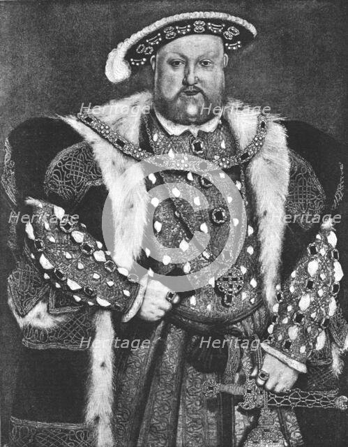 ''"King Henry VIII."; from the picture by Hans Holbein c.1550', 1890. Creator: Unknown.