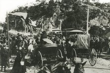 Opening of the tram service to The Spit, 1900. Creator: Unknown.