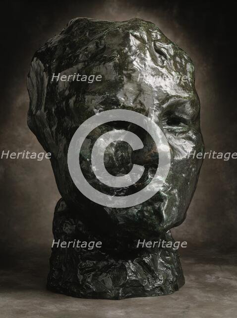 Large Head of Iris, Cast 1967 (Musee Rodin 4/12). Creator: Auguste Rodin.