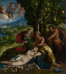 Mythological Scene, about 1524. Creator: Dosso Dossi.