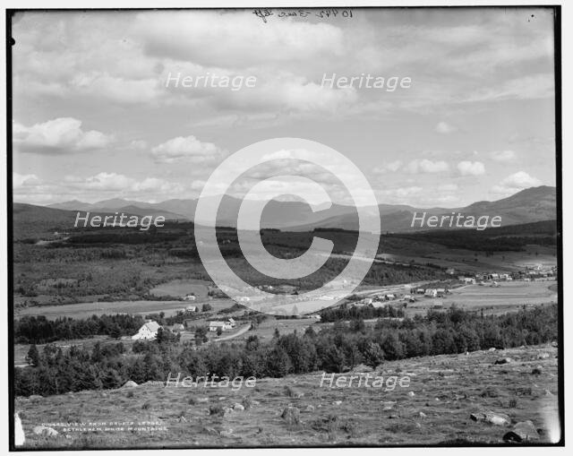View from Crufts Ledge, Bethlehem, White Mountains, between 1890 and 1901. Creator: Unknown.