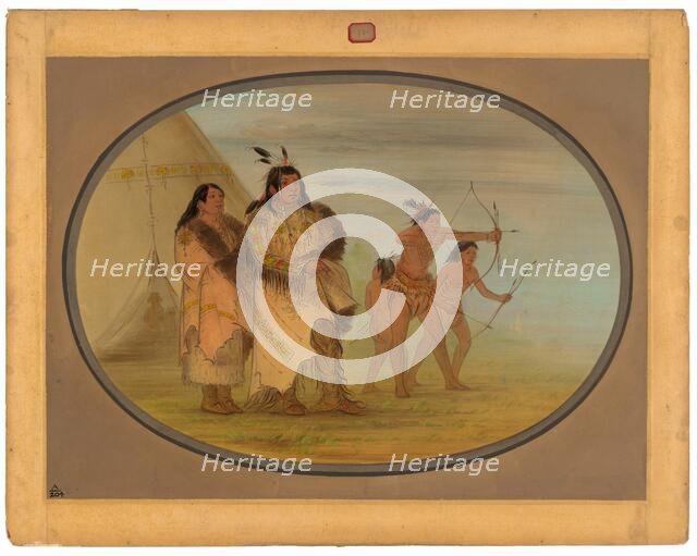 Ojibbeway Indians, 1861/1869. Creator: George Catlin.