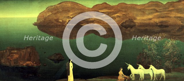 'The Unicorns', 1906. Artist: Arthur Bowen Davies