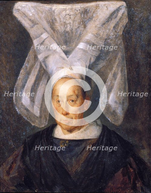 Madame Catherine Chancoigne, 1841. Creator: Jean Francois Millet.