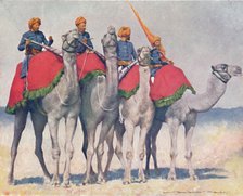 'Camelry from Alwar', 1903. Artist: Mortimer L Menpes.