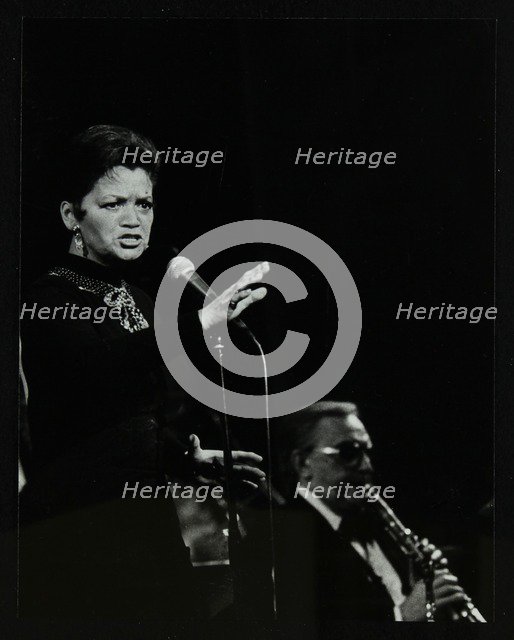 The Ted Heath Orchestra in concert at the Forum Theatre, Hatfield, Hertfordshire, 18 November 1983.  Artist: Denis Williams