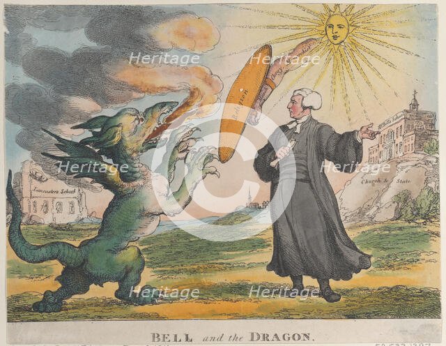 Bell and the Dragon, December 9, 1811., December 9, 1811. Creator: Thomas Rowlandson.