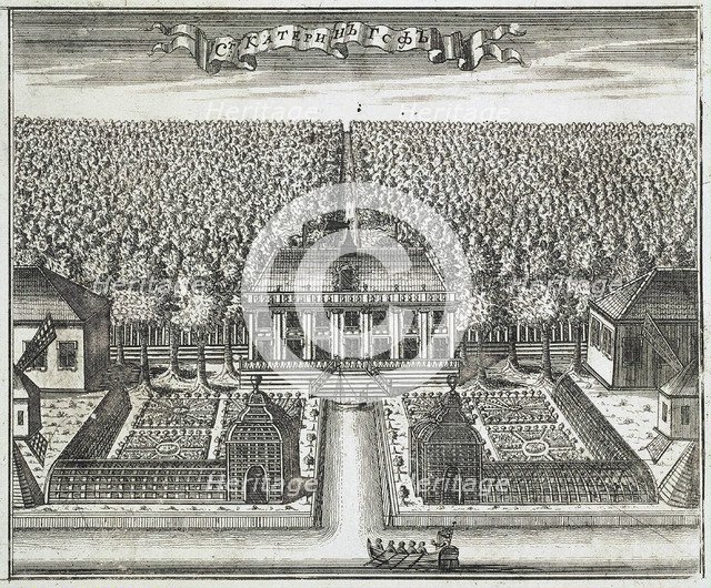 Catherinehof, 1717. Creator: Rostovtsev, Alexei Ivanovich (1670s-1730s).