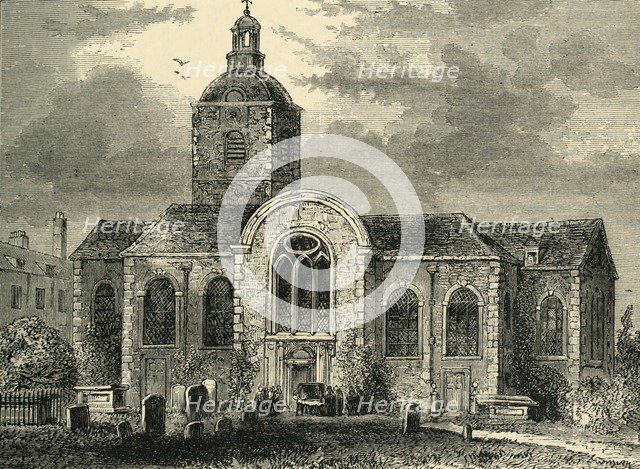 'St. Mary Magdalen's Church, Bermondsey, 1809', (c1878). Creator: Unknown.